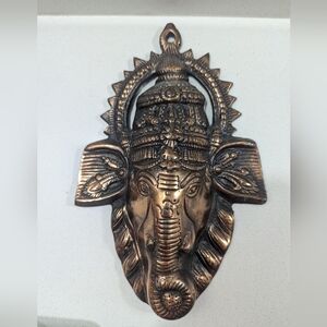 Vintage Head of Ganesha wall hanging